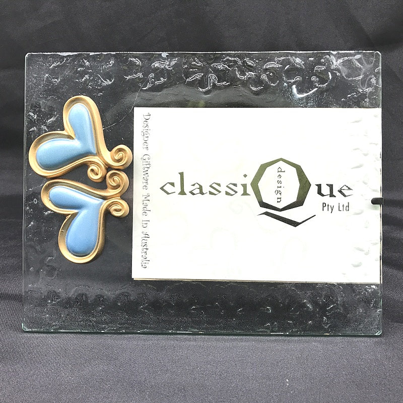 Classique Design 28x22cm Glass Photo Frame Heart Floral Themed - Image 12