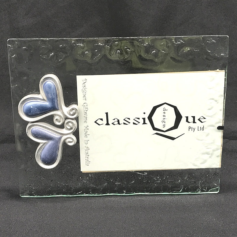 Classique Design 28x22cm Glass Photo Frame Heart Floral Themed - Image 8