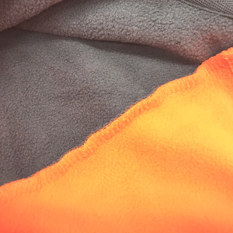 BAD Workwear Orange Fluoro Neon Orange&Grey Zip-Up Hoodie Ladies Size XL - Image 6