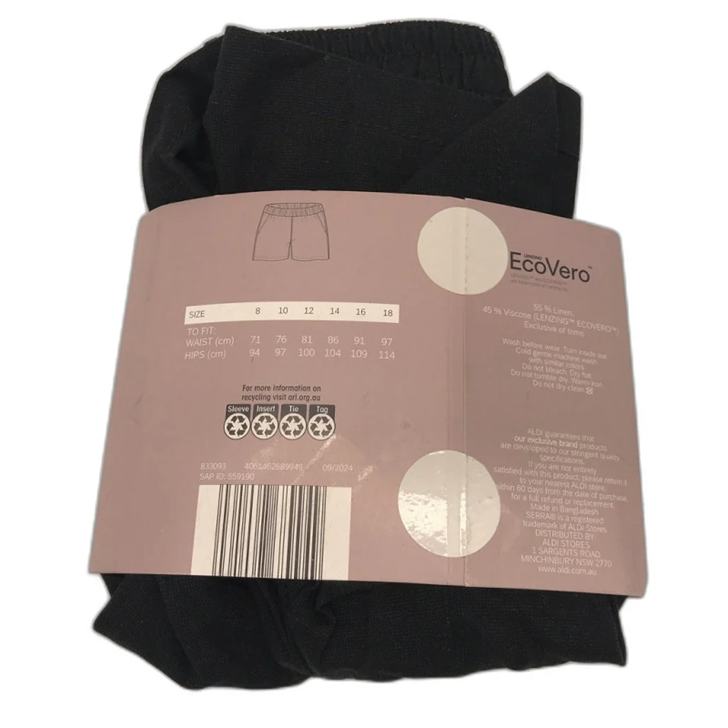 Serra Women's Relaxed Fit Linen Blend Shorts with Side Slant Pockets NEW - Image 37