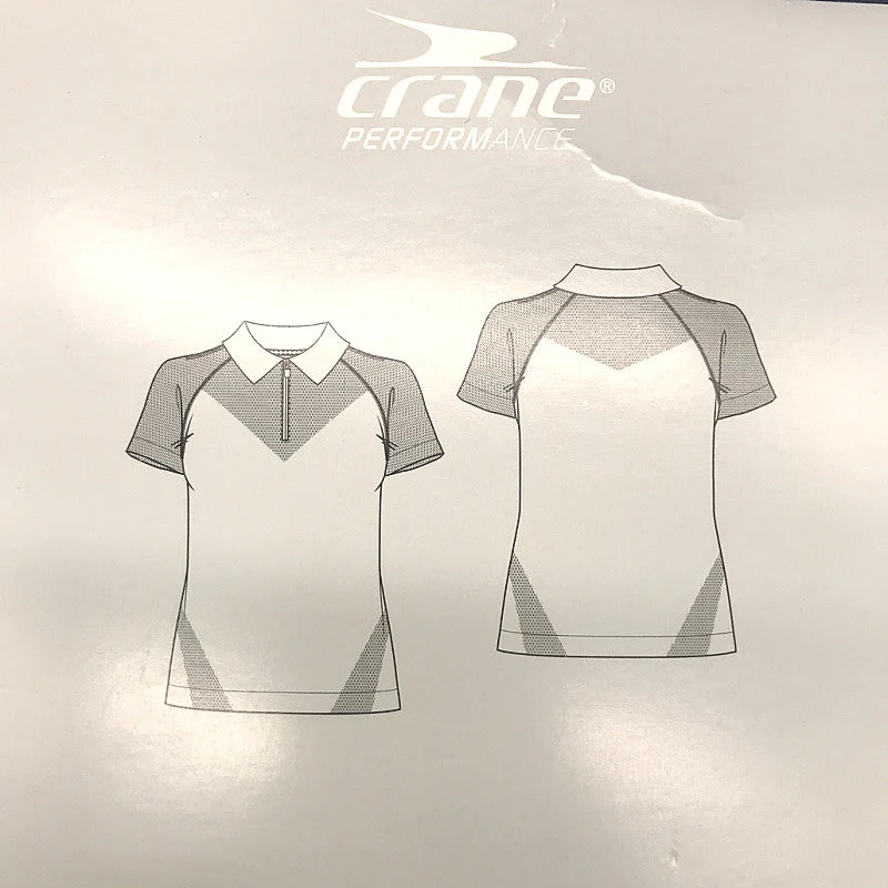 Crane Performance Seamless Moisture Regulating Women's Fitness Polo NEW - Image 4