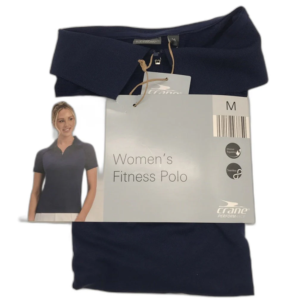 Crane Performance Seamless Moisture Regulating Women's Fitness Polo NEW - Image 7