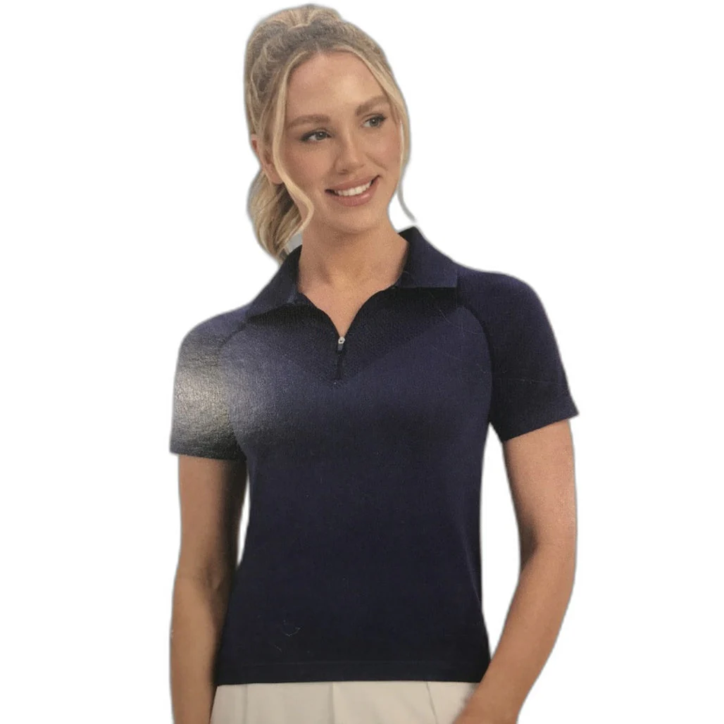 Crane Performance Seamless Moisture Regulating Women's Fitness Polo NEW - Image 9