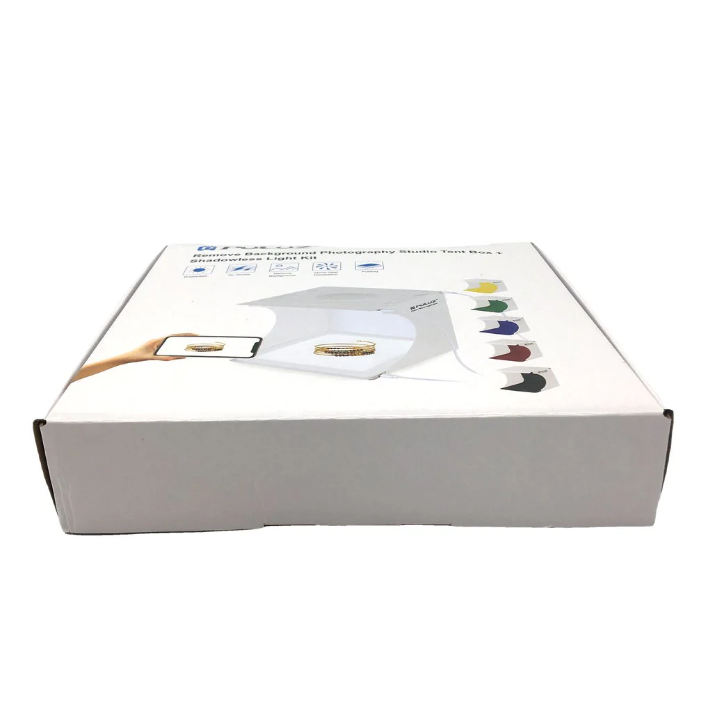 Puluz Remove Background Photography Studio Tent Box & Shadowless Light Kit NEW - Image 8