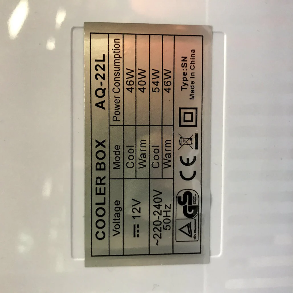 White Mini Fridge Cooler Box A0029 NEW - Image 6
