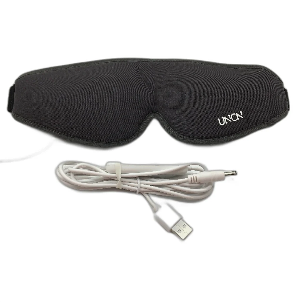 Uncn Electric Heated Cotton Grey Eye Compress Mask USB Powered DEMO - Image 3