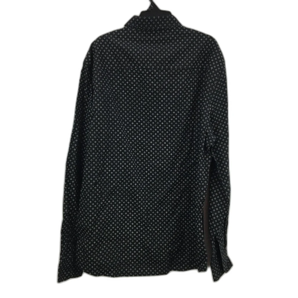 Jeanswest 2 Pack 100% Cotton Black Patterned L/S Casual Shirts Mens Size L NEW - Image 5