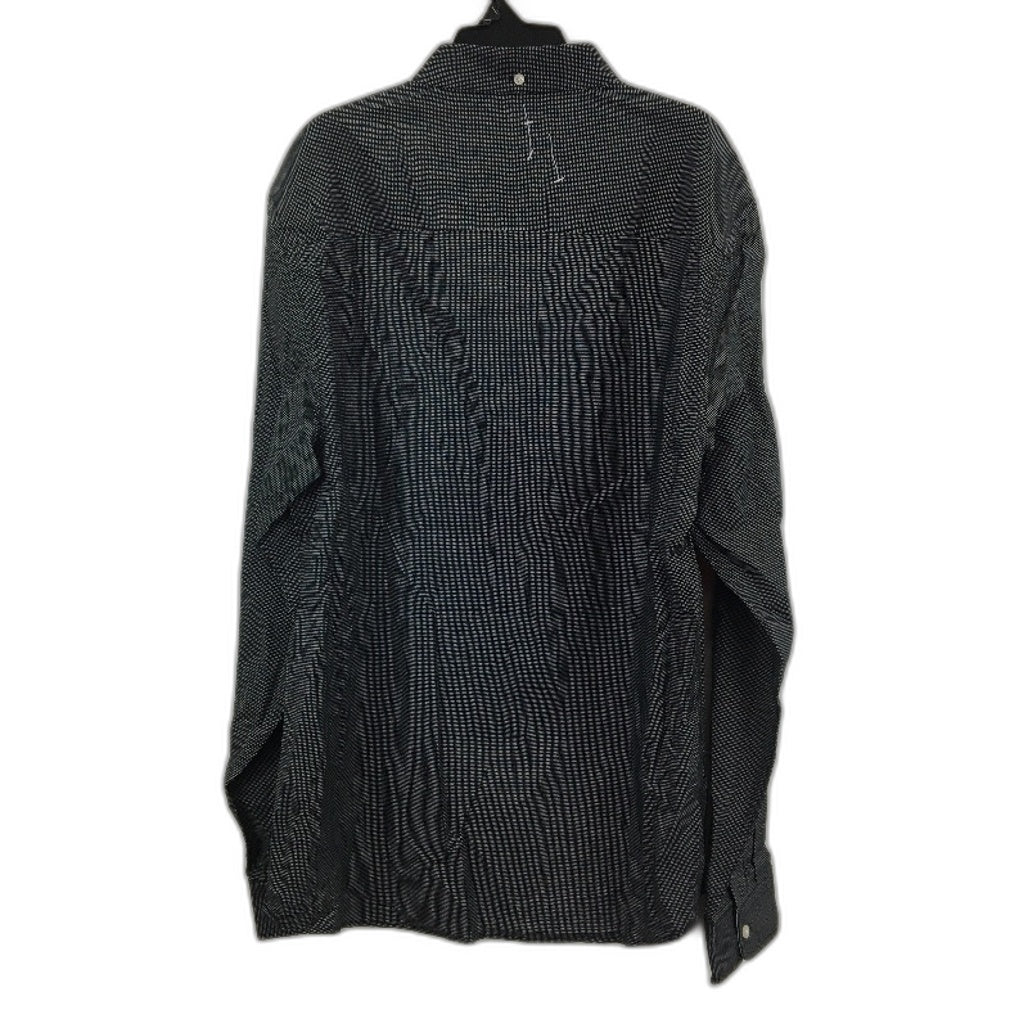 Jeanswest 2 Pack Black Patterned 100% Cotton L/S Casual Shirts Mens Size L NEW - Image 3