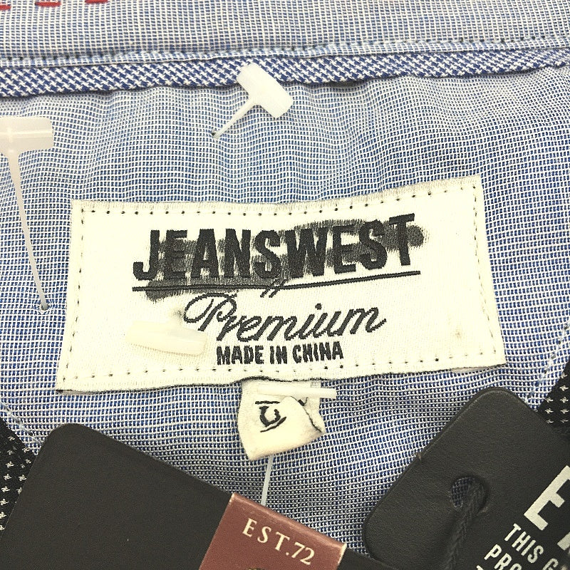 Jeanswest 2 Pack Black Patterned 100% Cotton L/S Casual Shirts Mens Size L NEW - Image 6