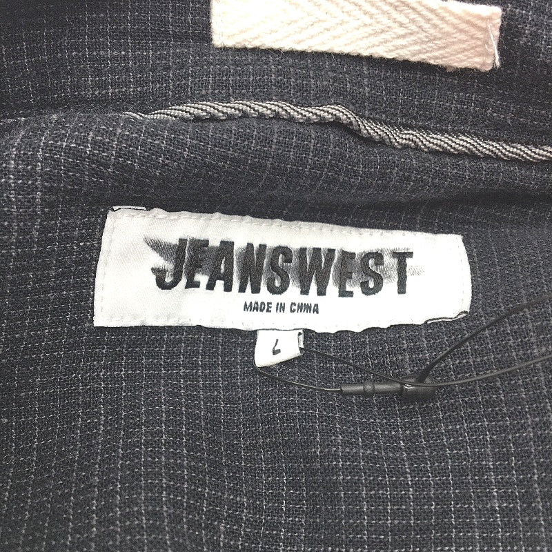 Jeanswest 2 Pack Washed Black Textured L/S Casual Shirts Mens Size L NEW - Image 5