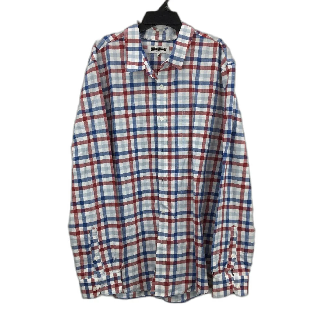 Jeanswest 2 Pack Check Patterned 100% Cotton L/S Casual Shirts Mens Size M NEW - Image 2