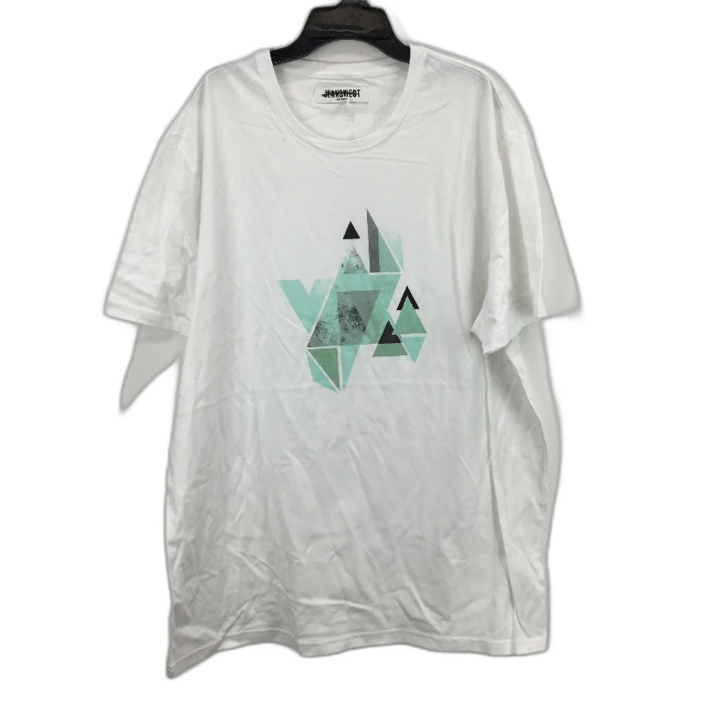 Jeanswest 2 Piece White Printed 100% Cotton Casual T-Shirts Mens Size L NEW - Image 5