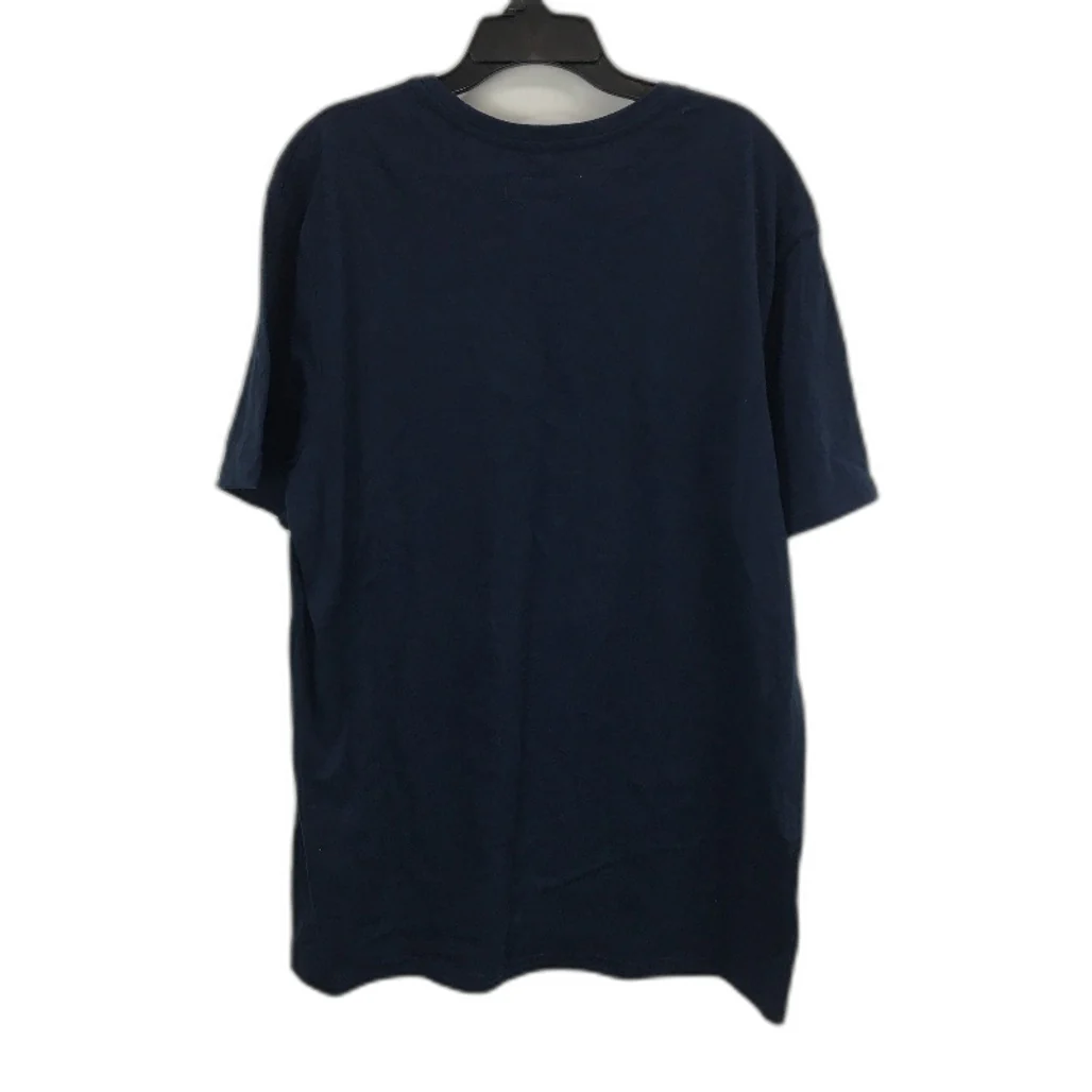 Jeanswest 2 Piece Navy Blue Printed 100% Cotton Casual T-Shirts Mens Size L NEW - Image 6