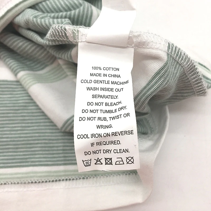 Jeanswest 2 Pack White & Striped Soft 100% Cotton Casual T-Shirts Mens Sz L NEW - Image 7