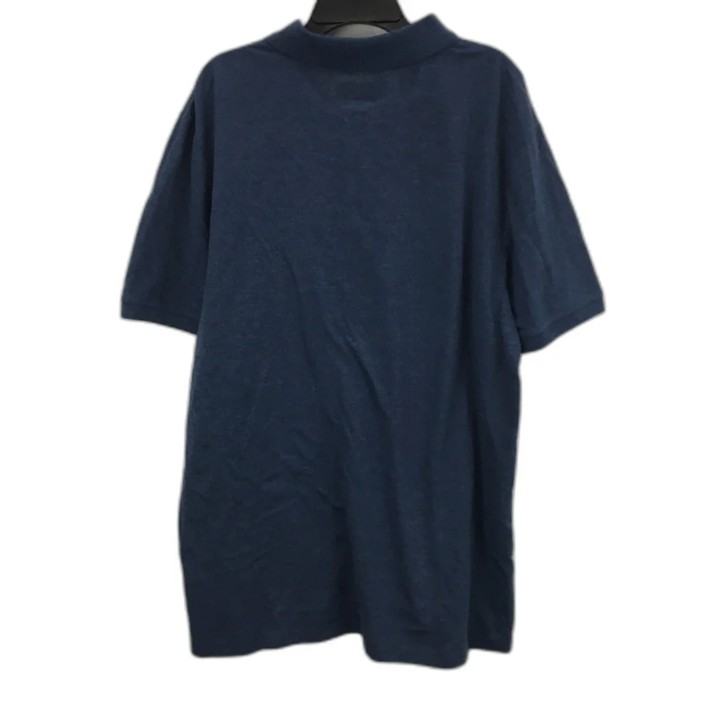 Jeanswest 2 Pack Blue Toned Knit 100% Cotton Casual Polo Shirts Mens Sz L NEW - Image 3