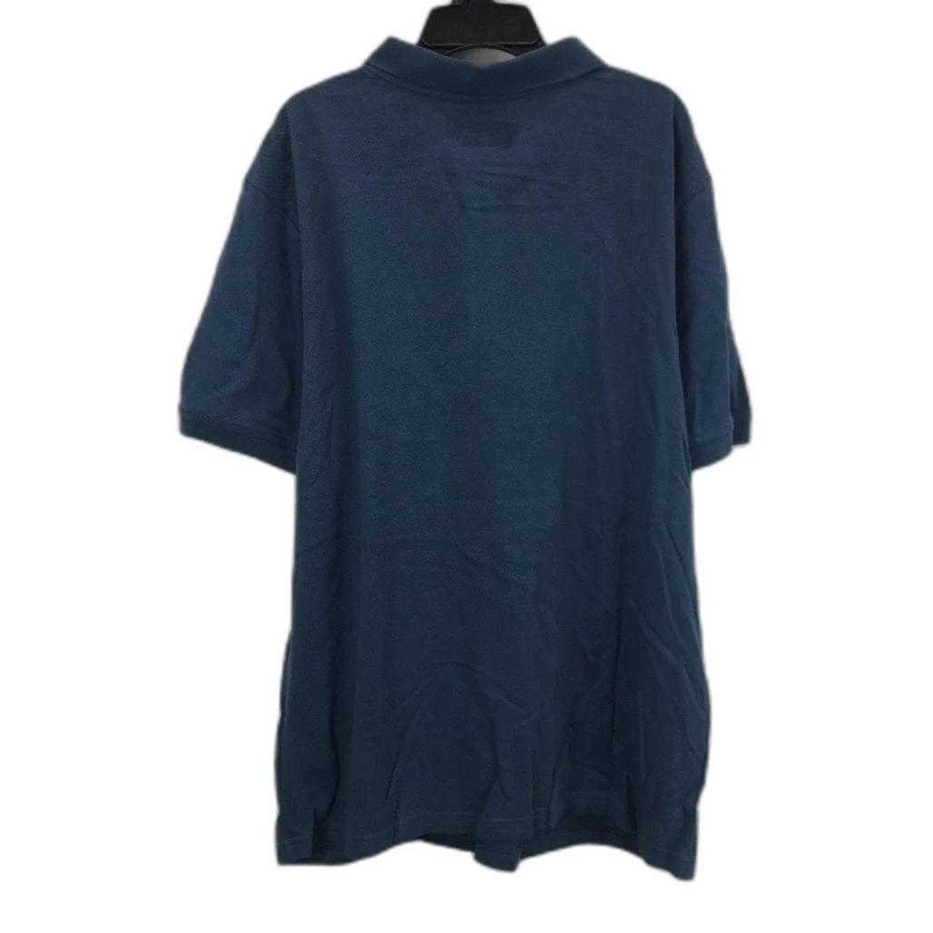 Jeanswest 2 Pack Blue Toned Knit 100% Cotton Casual Polo Shirts Mens Sz L NEW - Image 5
