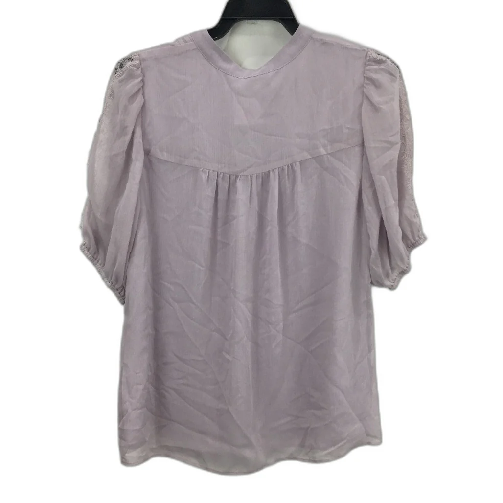 Tokito Sorbet Scene Lilac Short Sleeve Lace Pintuck Top Ladies Size 8 NEW - Image 2