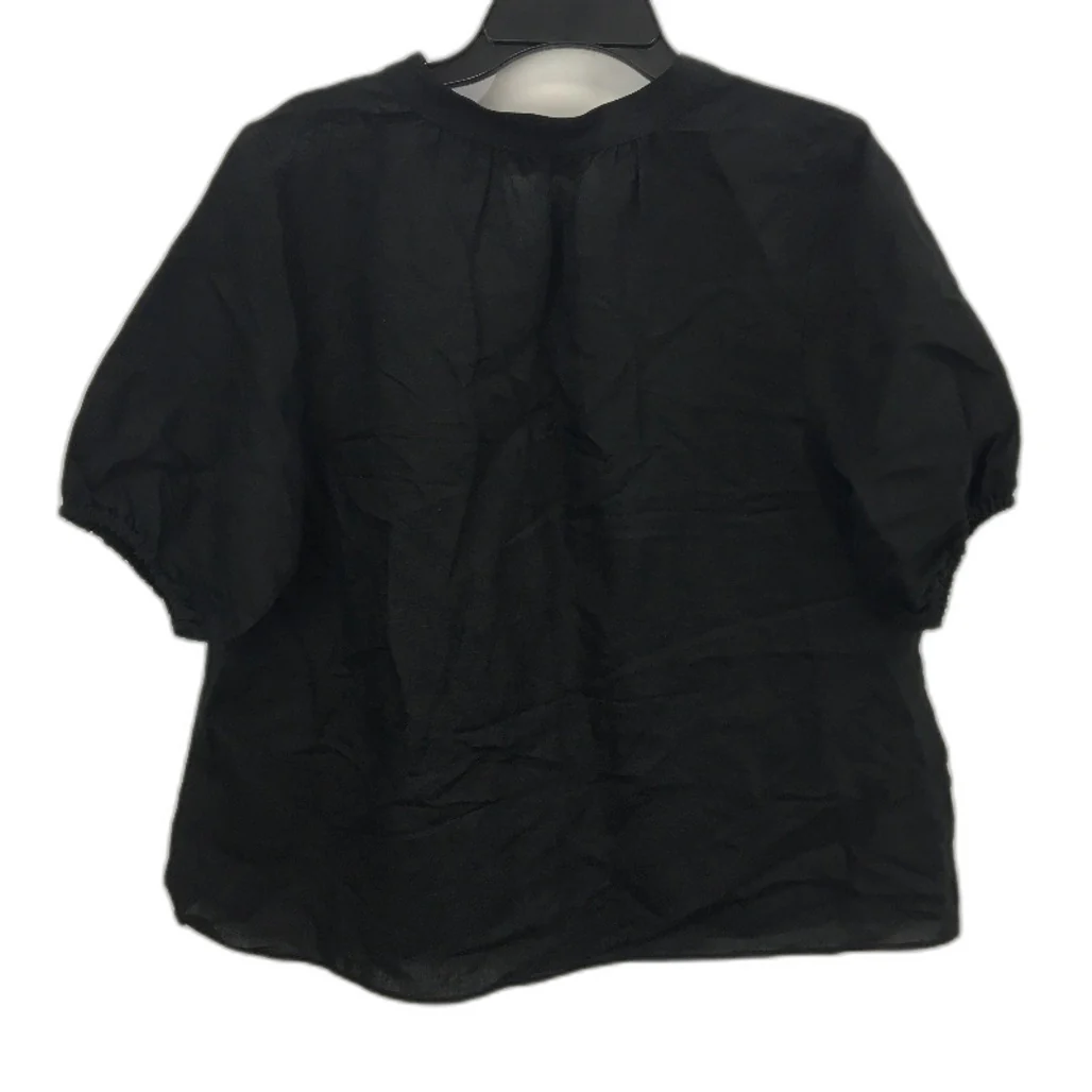 Tokito Petites Black Embroidery Circles V Neck Top Ladies Size 10 NEW - Image 2