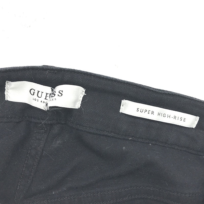 Guess Super High Rise Black Denim Jeans Ladies Size 28 EX-DISPLAY - Image 6
