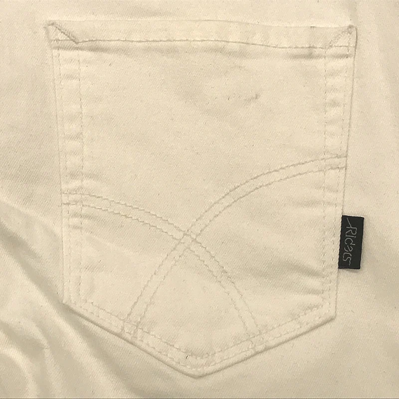Riders by Lee R1 Skinny White Denim Jeans Mens Size 29 DEMO - Image 5