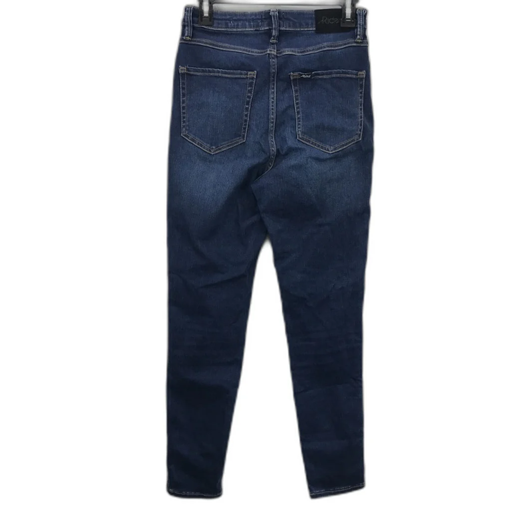 Riders by Lee Hi Rider Dark Blue Designed to Fade Denim Jeans Ladies Sz 10 DEMO - Image 2
