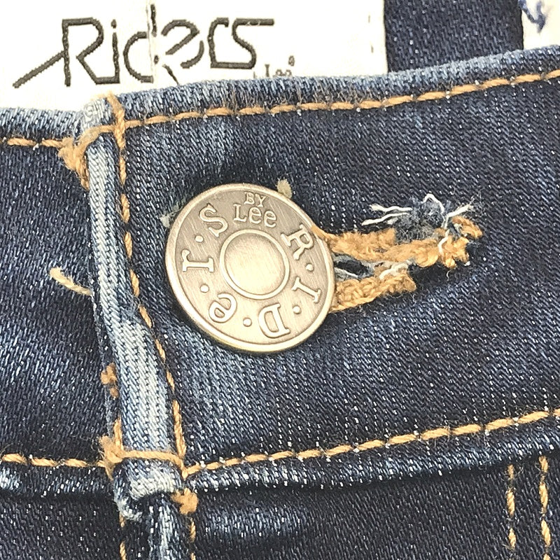 Riders by Lee Hi Rider Dark Blue Designed to Fade Denim Jeans Ladies Sz 10 DEMO - Image 3