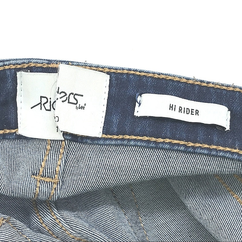 Riders by Lee Hi Rider Dark Blue Designed to Fade Denim Jeans Ladies Sz 10 DEMO - Image 6
