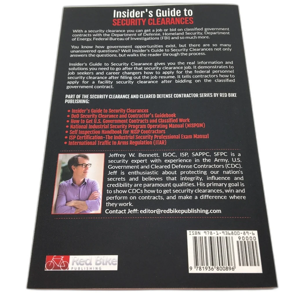 Insiders Guide To Security Clearances Landing The Job by Jeffrey W Bennett NEW - Image 2