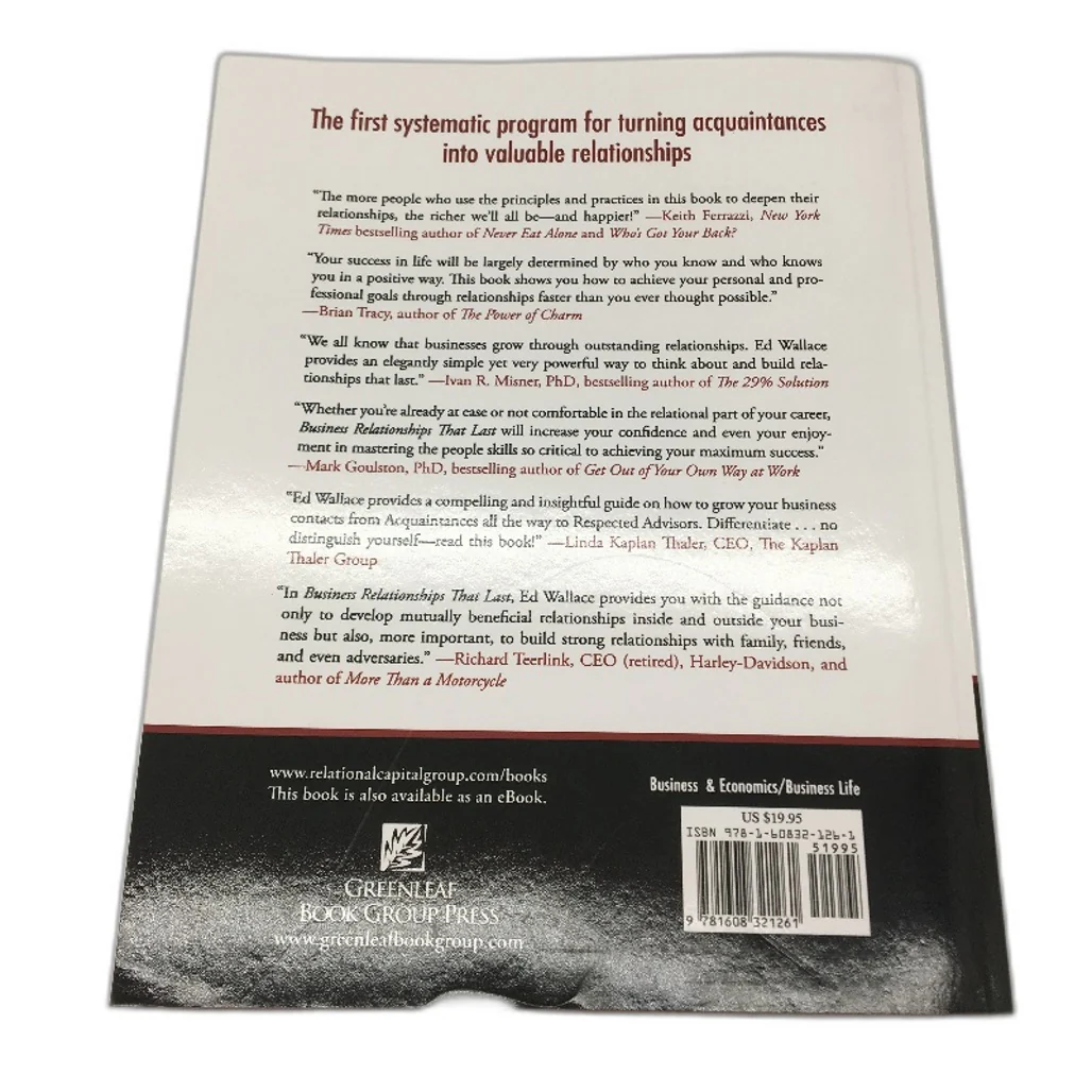 Business Relationships That Last 5 Step Self Help Book by Ed Wallace NEW - Image 2