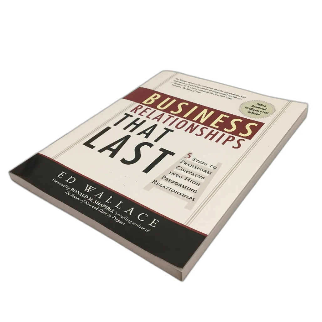 Business Relationships That Last 5 Step Self Help Book by Ed Wallace NEW - Image 4