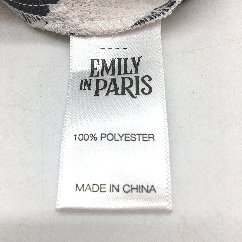 Dotti Emily In Paris Black & White High Neck No Sleeve Full Leg Jumpsuit NEW - Image 5