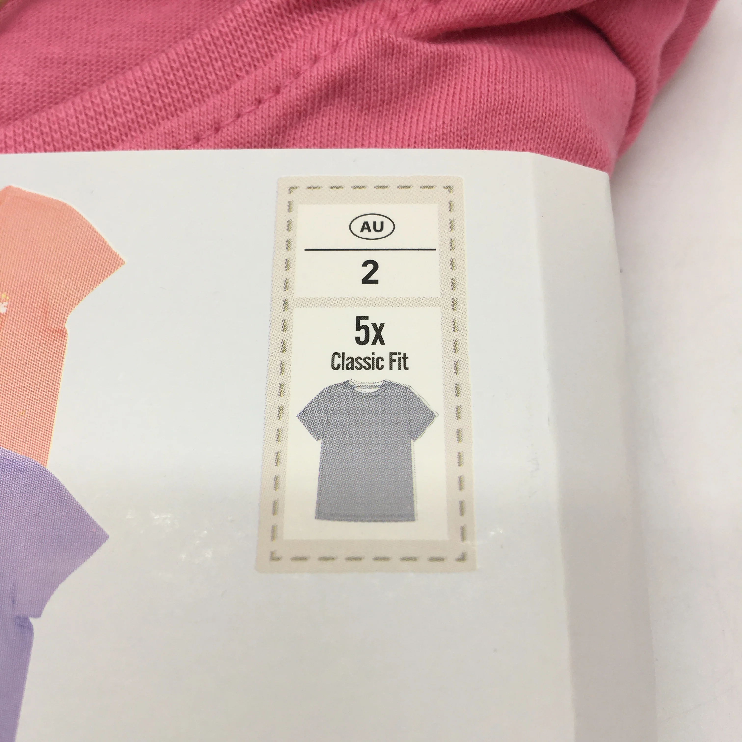 Lily & Dan 2 x 5Pks 100% Cotton Classic Fit Girls Tees Toddler Size 2 NEW - Image 3
