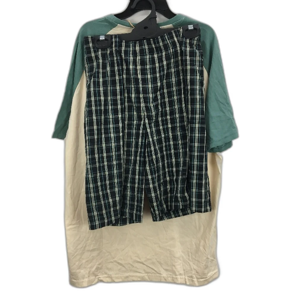 Westbay Mens 'The Original' 100% Cotton Short Sleeve Cream PJ Set Size 2XL NEW - Image 2