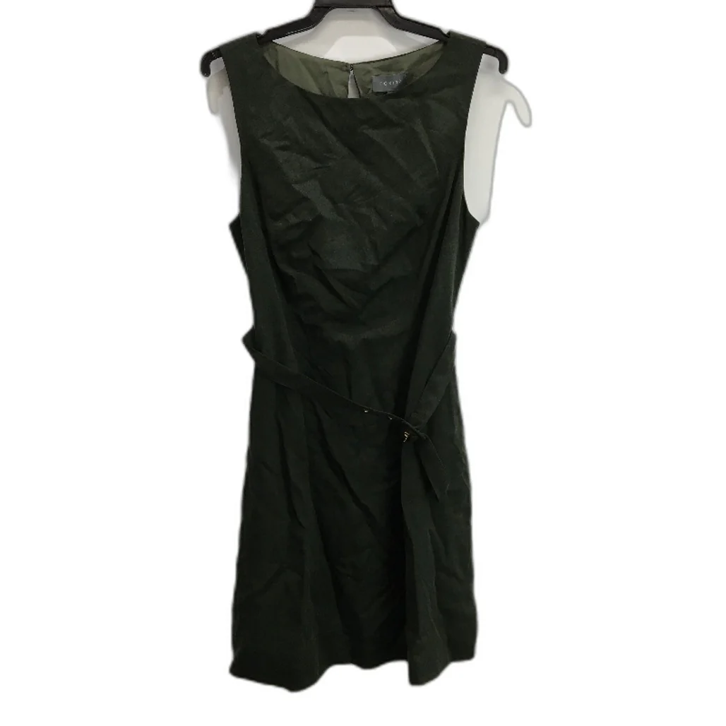 Tokito Myer Sample Forest Green Belted Fully Lined Dress Ladies Size 10 NEW