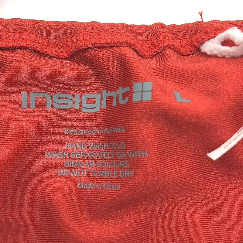 Insight 2 Pce Red Shimmer 'Peyton' Frill Cup & G-String Swim Set Ladies Sz L NEW - Image 4