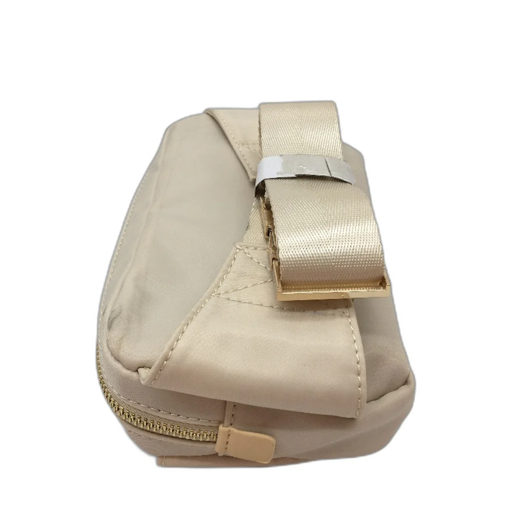 Peta And Jain Cream Beige Golden Zipper Small Crossbody Bag Purse Pouch NEW - Image 3