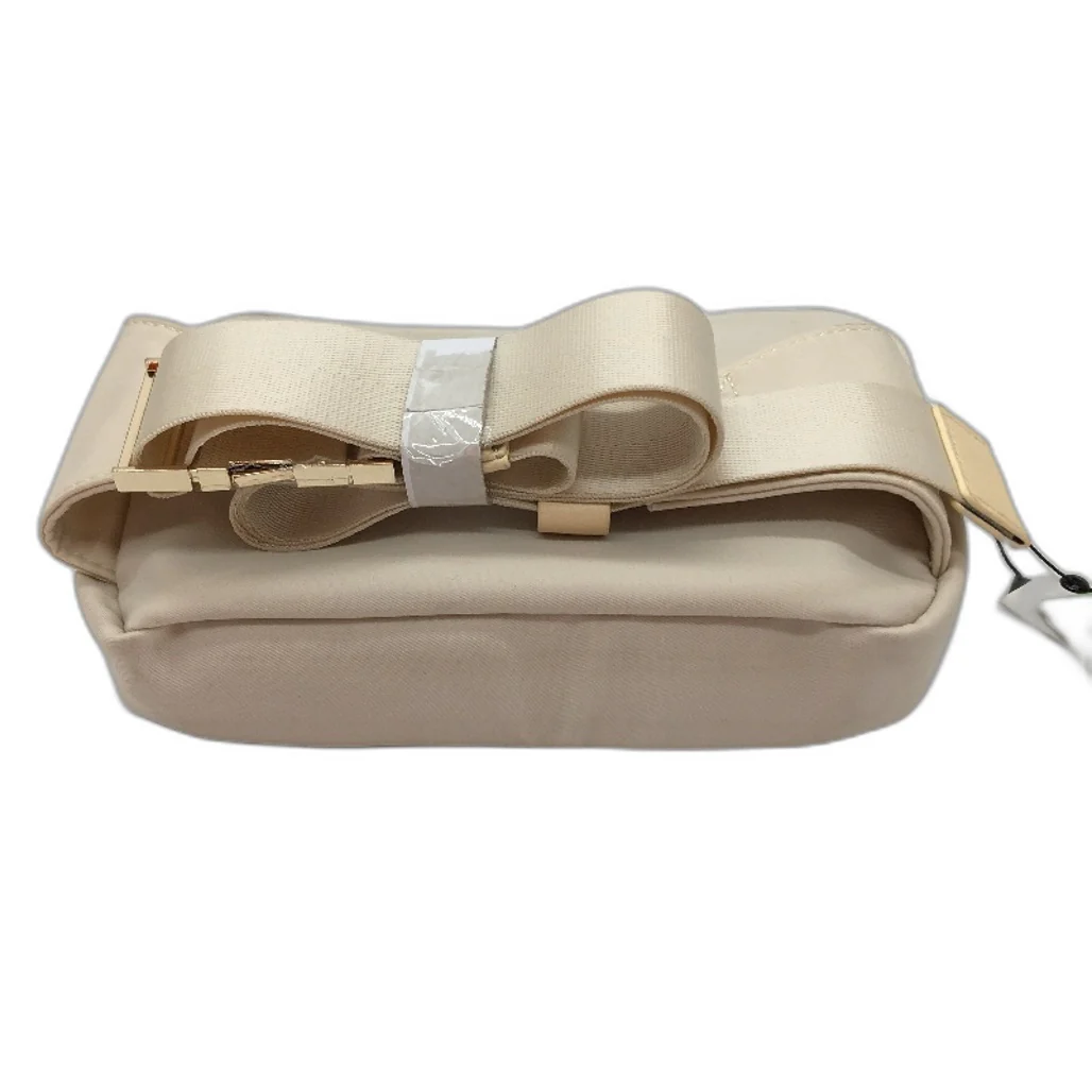 Peta And Jain Cream Beige Golden Zipper Small Crossbody Bag Purse Pouch NEW - Image 4