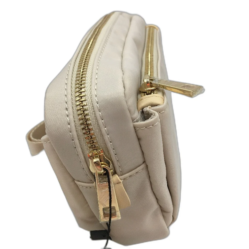 Peta And Jain Cream Beige Golden Zipper Small Crossbody Bag Purse Pouch NEW - Image 5