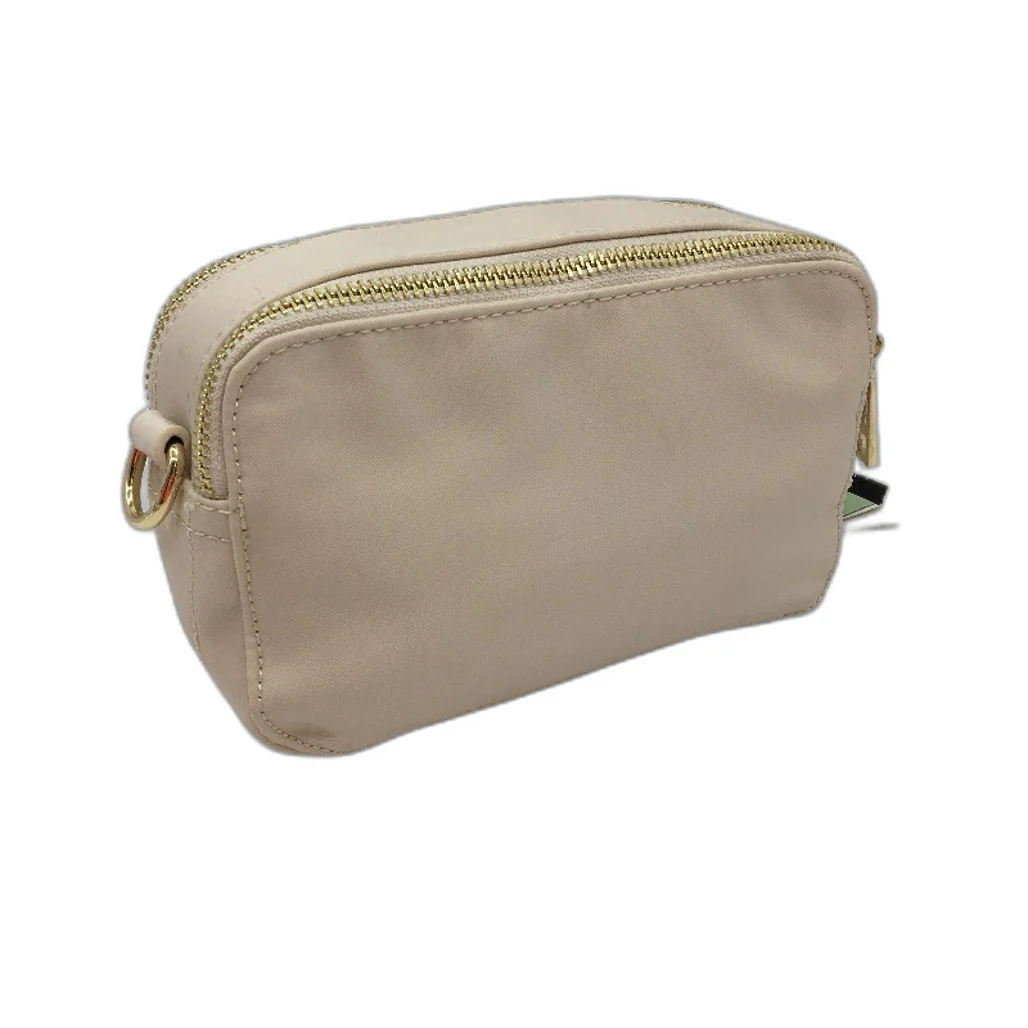Peta And Jain Cream Beige Golden Zipper Small Crossbody Bag Multi-Pocket NEW - Image 2