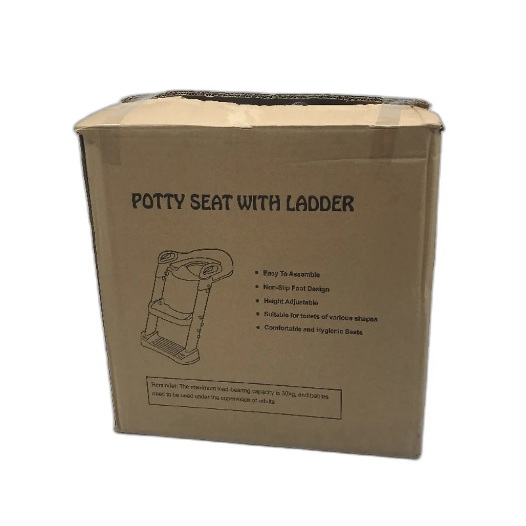 USOR Blue & Yellow Potty Toilet Training Seat With Step Stool Ladder Anti-Slip - Image 4