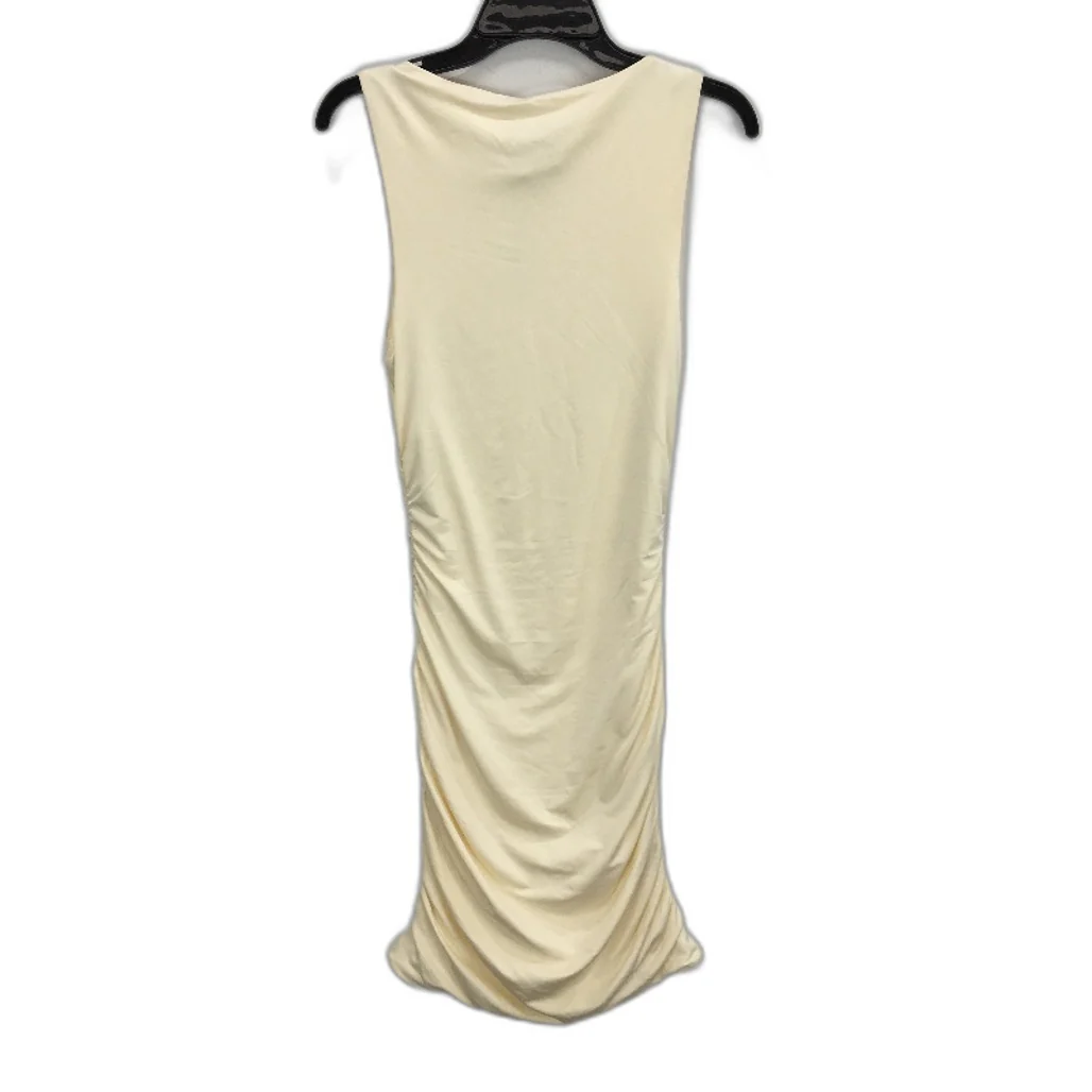 Alice In The Eve Cream 'Lena' Ruched Slinky Mini Dress Ladies Size Small NEW - Image 2