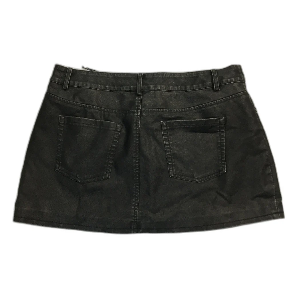 Alice In The Eve Esme Leather Look Mid Rise Mini Skirt Ladies Size Large NEW - Image 2
