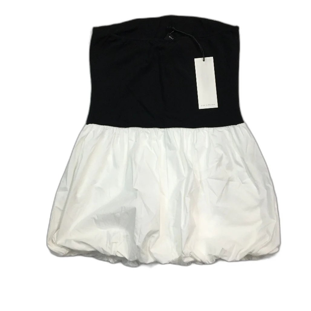 Alice In The Eve Nori Colour Block White & Black Puff Dress Ladies Size M NEW - Image 2