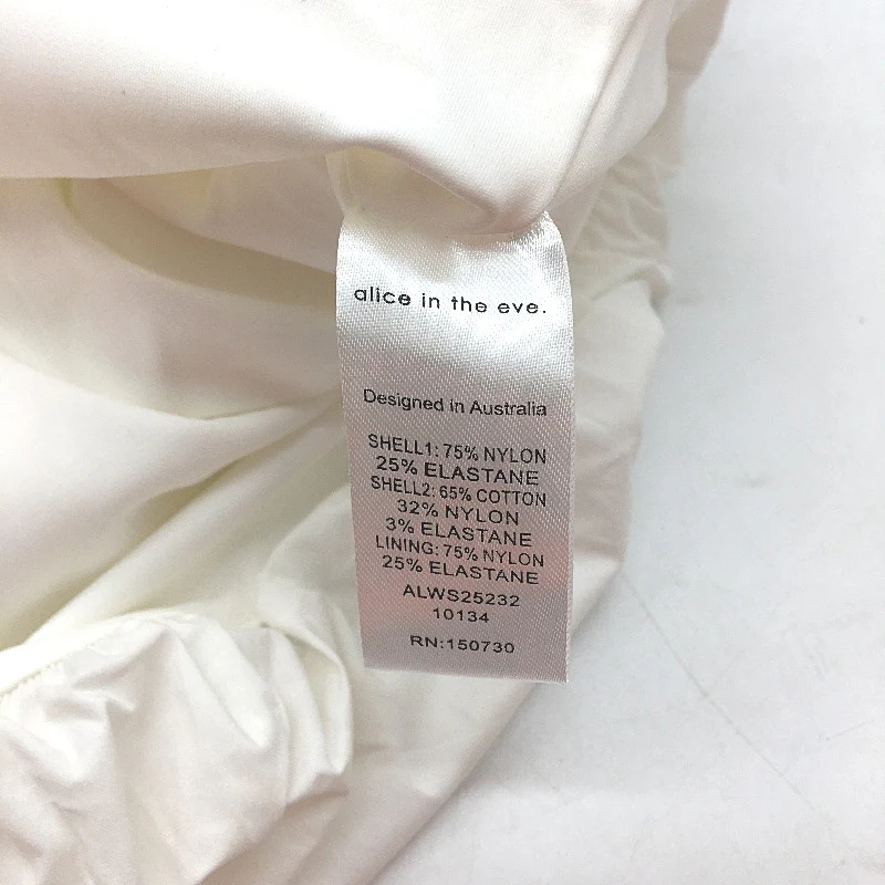 Alice In The Eve Nori Colour Block White & Black Puff Dress Ladies Size M NEW - Image 4