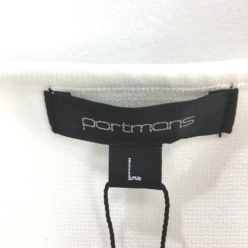 Portmans Harper Knit Stretch White Sleeveless Midi Dress for Women - Size Large NEW - Image 3