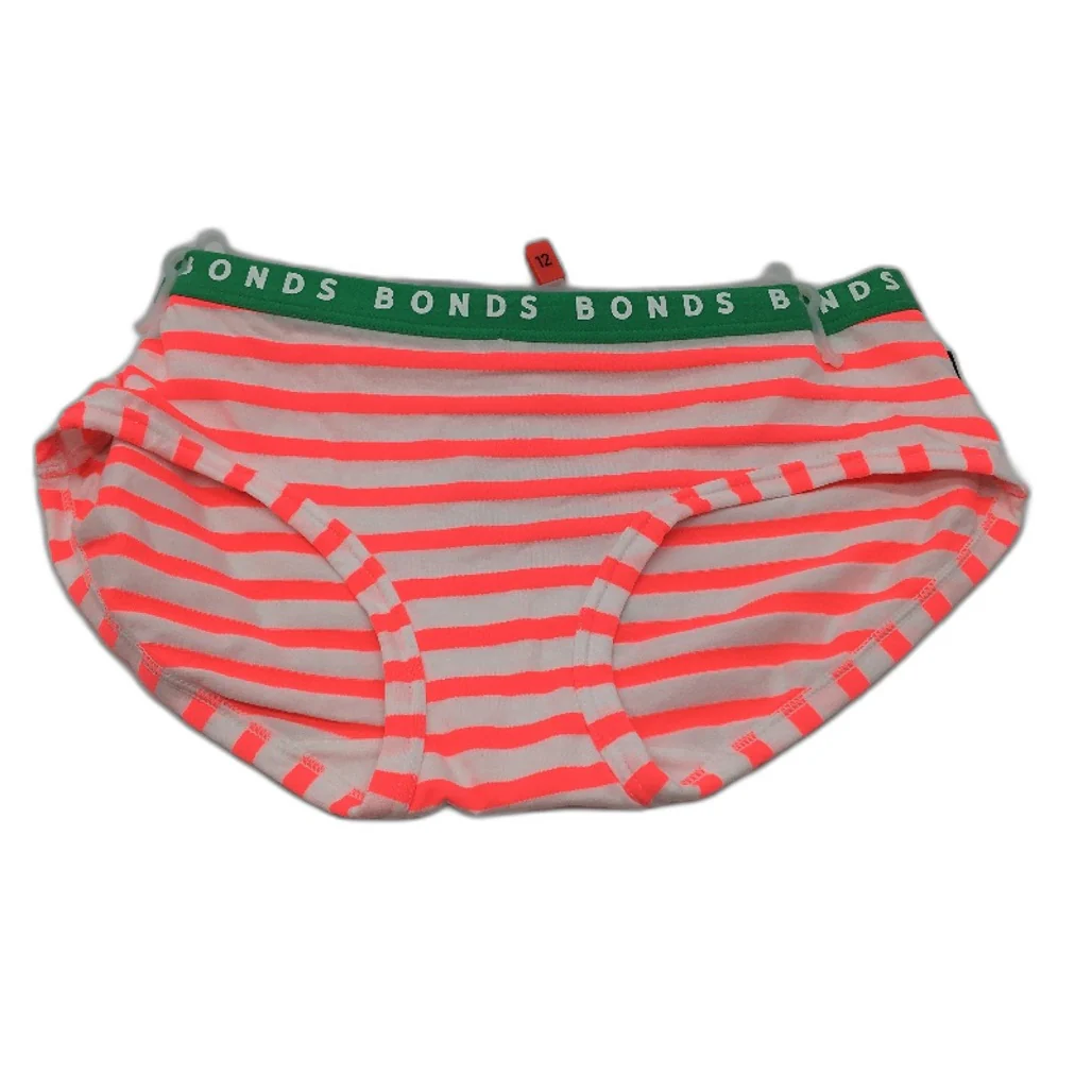 Bonds 2 Pce Stripe Hipster & Bikini Underwear 3 Pce Sock Pack Ladies Size 12 NEW - Image 2