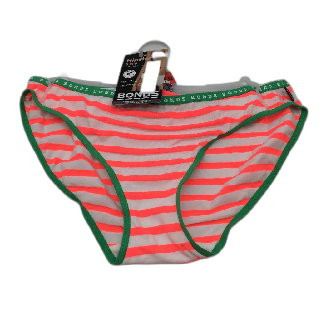 Bonds 2 Pce Stripe Hipster & Bikini Underwear 3 Pce Sock Pack Ladies Size 12 NEW - Image 3