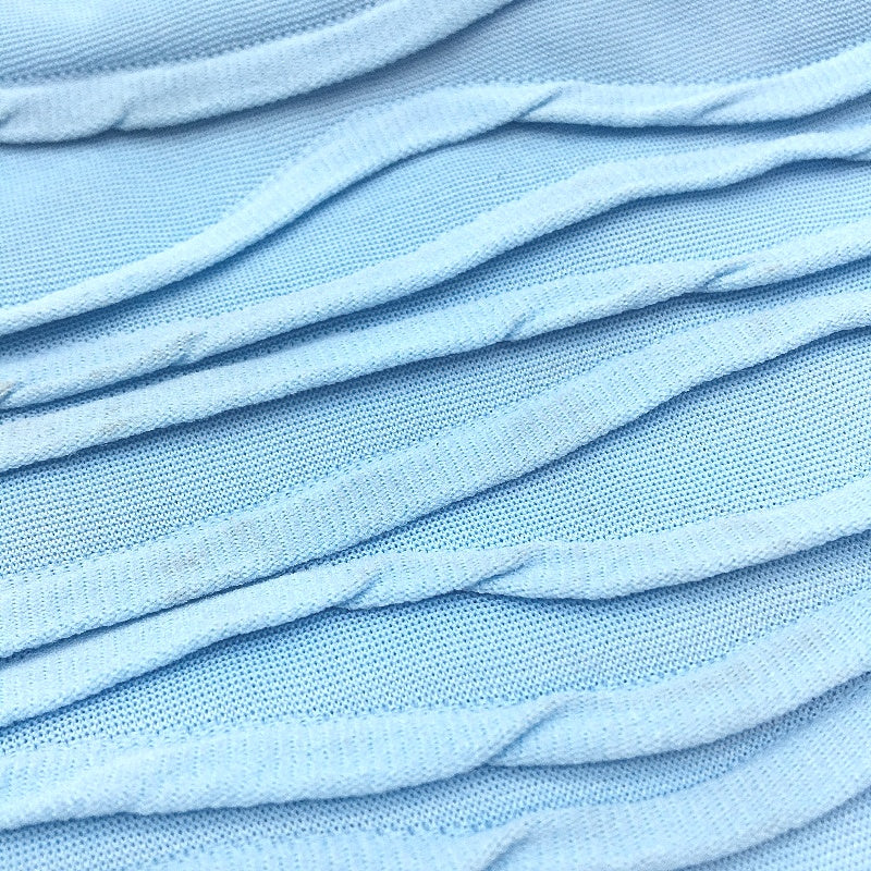 Alice In The Eve Sky Blue Stretch Cleo Crinkle Mini Skirt Ladies Size M NEW - Image 3