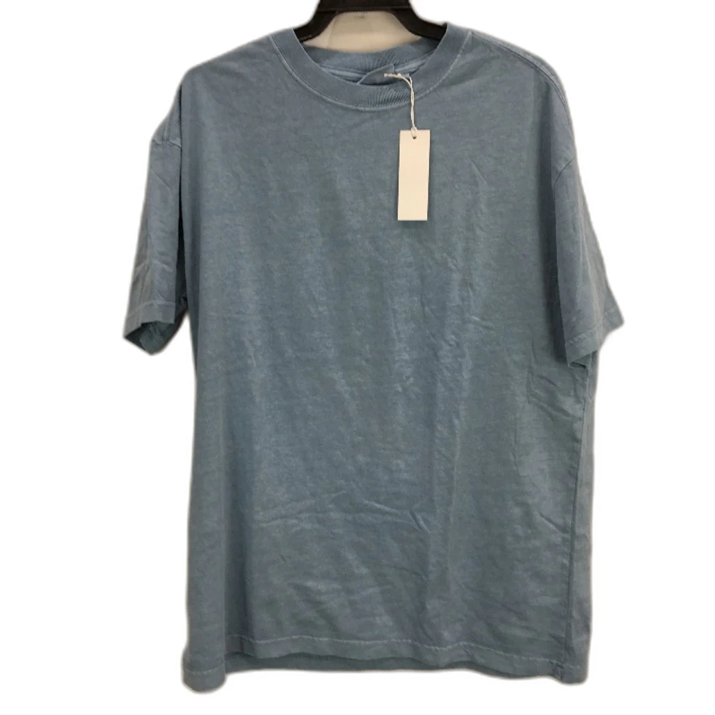 General Pants 100% Cotton Blue OG Vintage Plain T-Shirt Mens S NEW
