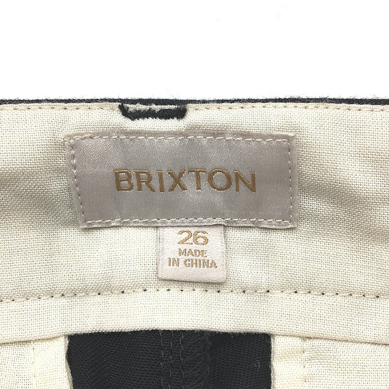 Brixton High Waisted Jet Black Victory Trouser Pants Ladies Size 26W 28L NEW - Image 3